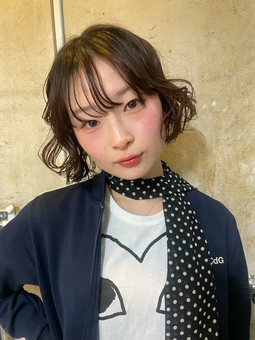 ヘアアレンジ ハイトーン/デザイン ハッシュカット/セナのヘアスタイル