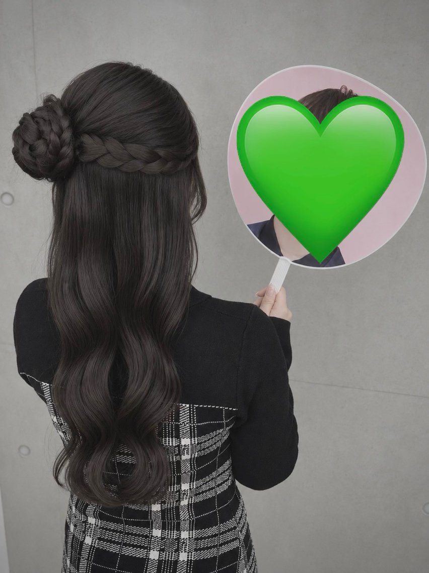 ロング ヘアアレンジ ヘアセット 坂本 なつきのヘアスタイル