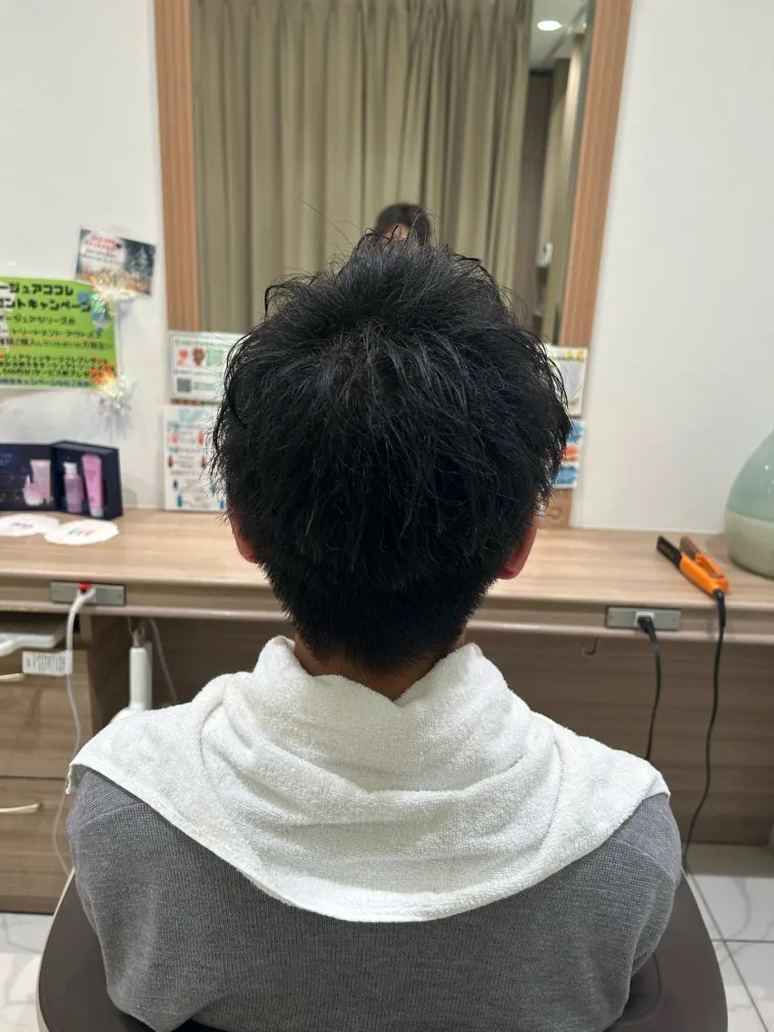 ショート メンズ スパイキーショート ショートヘア モデル募集中 松原京のヘアスタイル