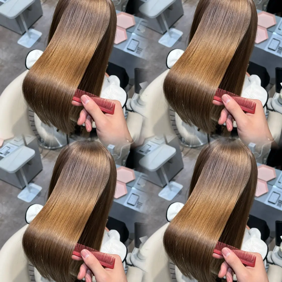 ロング カラー 透明感カラー グレージュ 髪質改善 トリートメント カット ヘアカラー トリートメント 💎透明感カラー特化 💎TAISEIのヘアスタイル