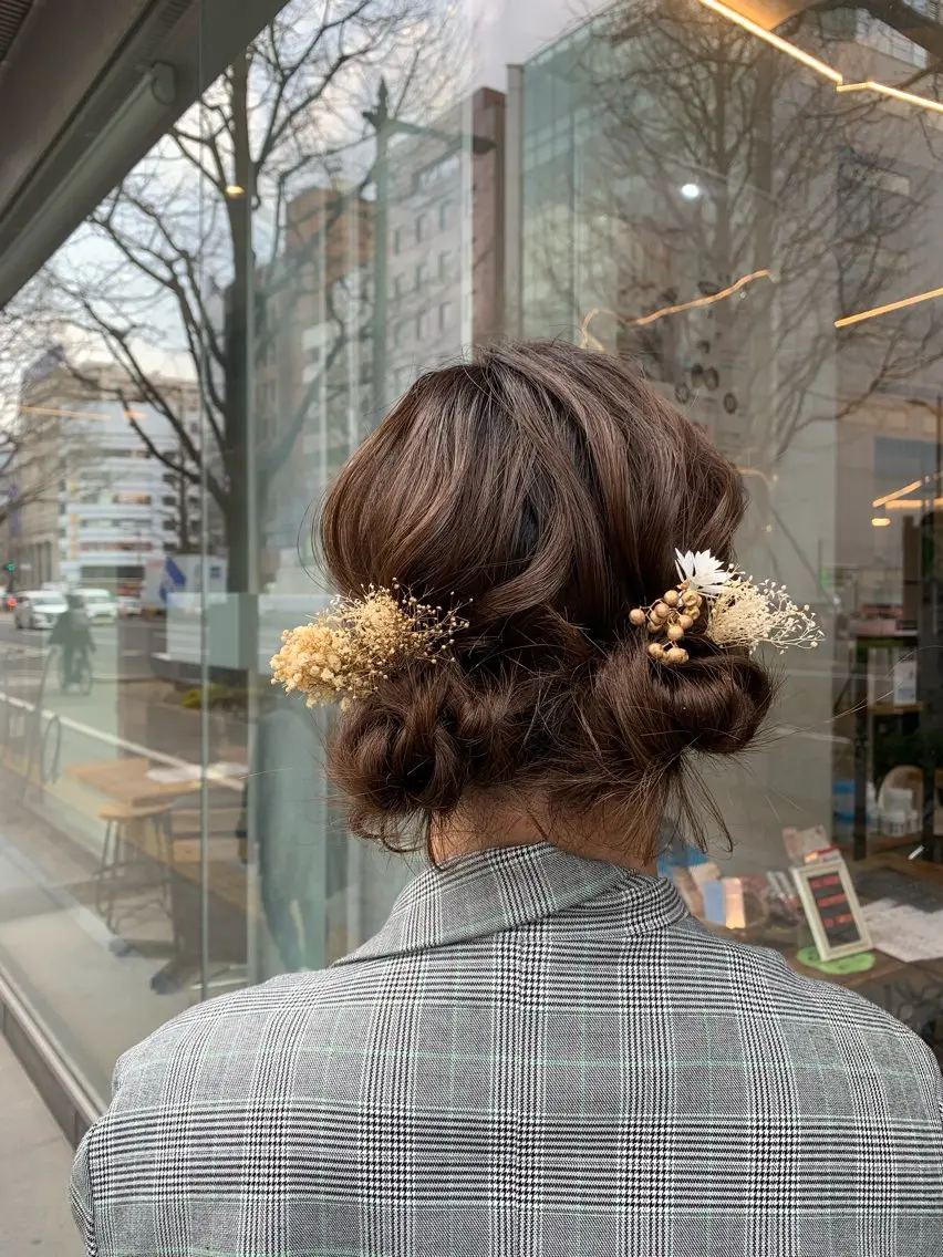 ミディアム ヘアセット MINAMl 🌿のヘアスタイル
