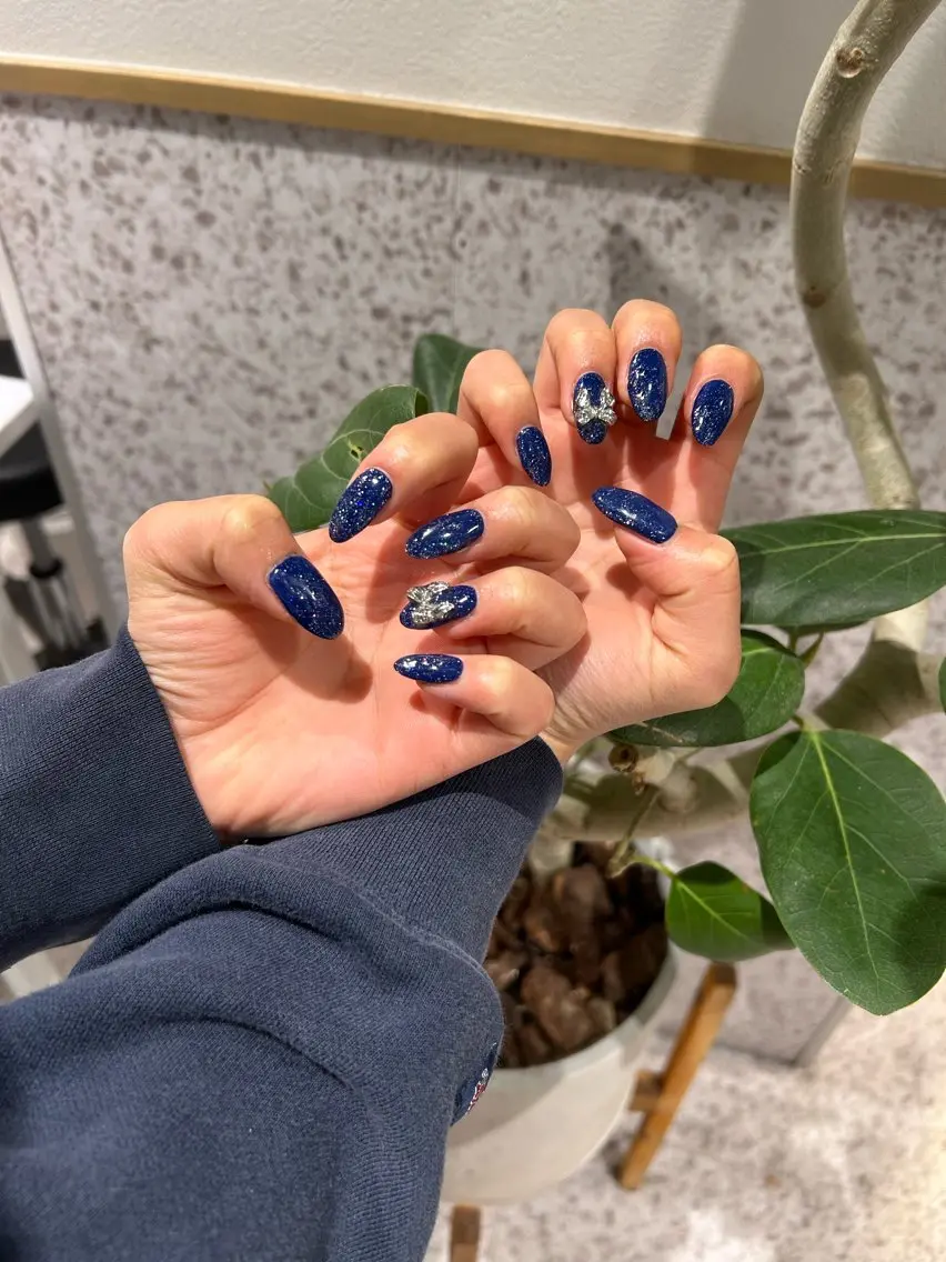 ネイル 成人式 長さ出し 韓国ネイル ショートネイル ♡透明感カラー★ ネイル/しの♡のヘアスタイル