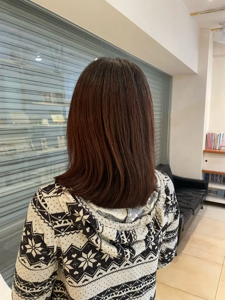 ミディアム すずな【レディース カットモデル募集中】のヘアスタイル
