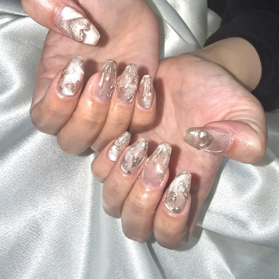 ネイル ハート ハンドネイル ★Rinail... .のネイルデザイン
