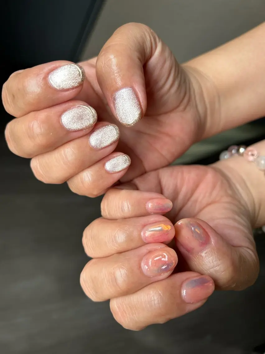 ネイル ハンドネイル フットネイル ✴︎ Delightのネイルデザイン