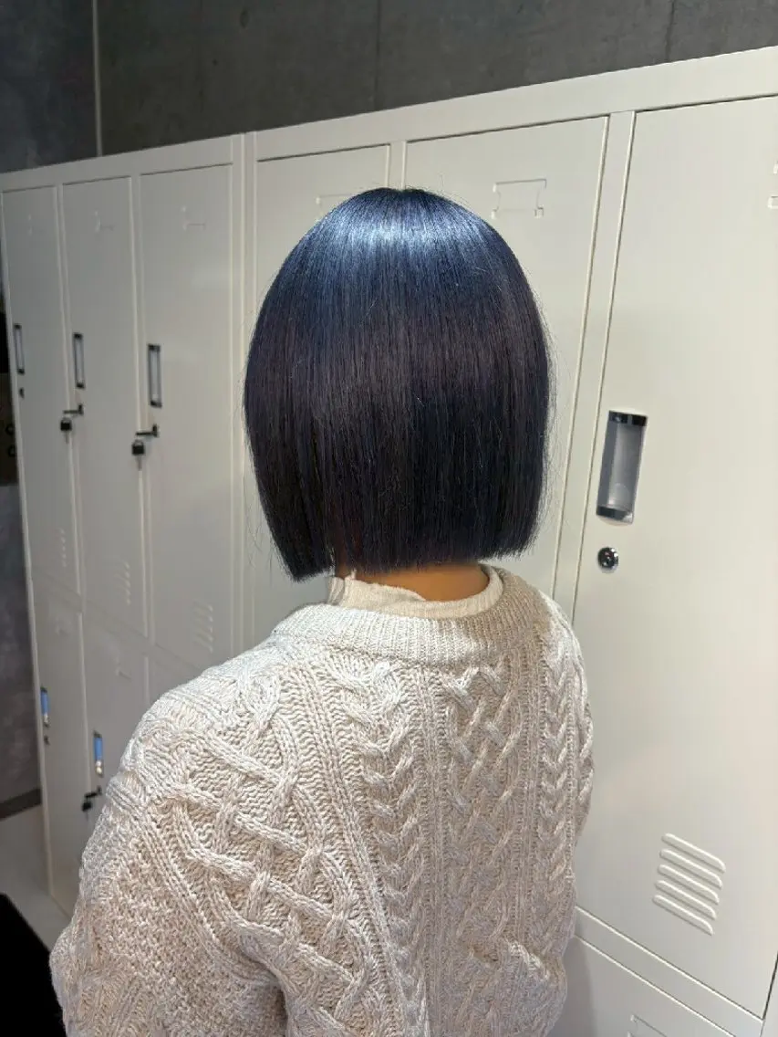 カラー ミディアム 地雷系🎀ハイトーン 💙荒川結星のヘアスタイル