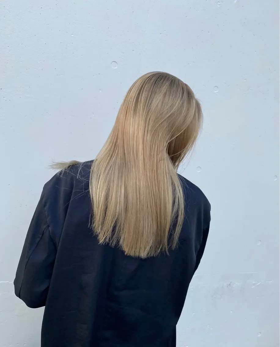 ロング カラー ヘアカラー トリートメント 吉武 茂暉のヘアスタイル