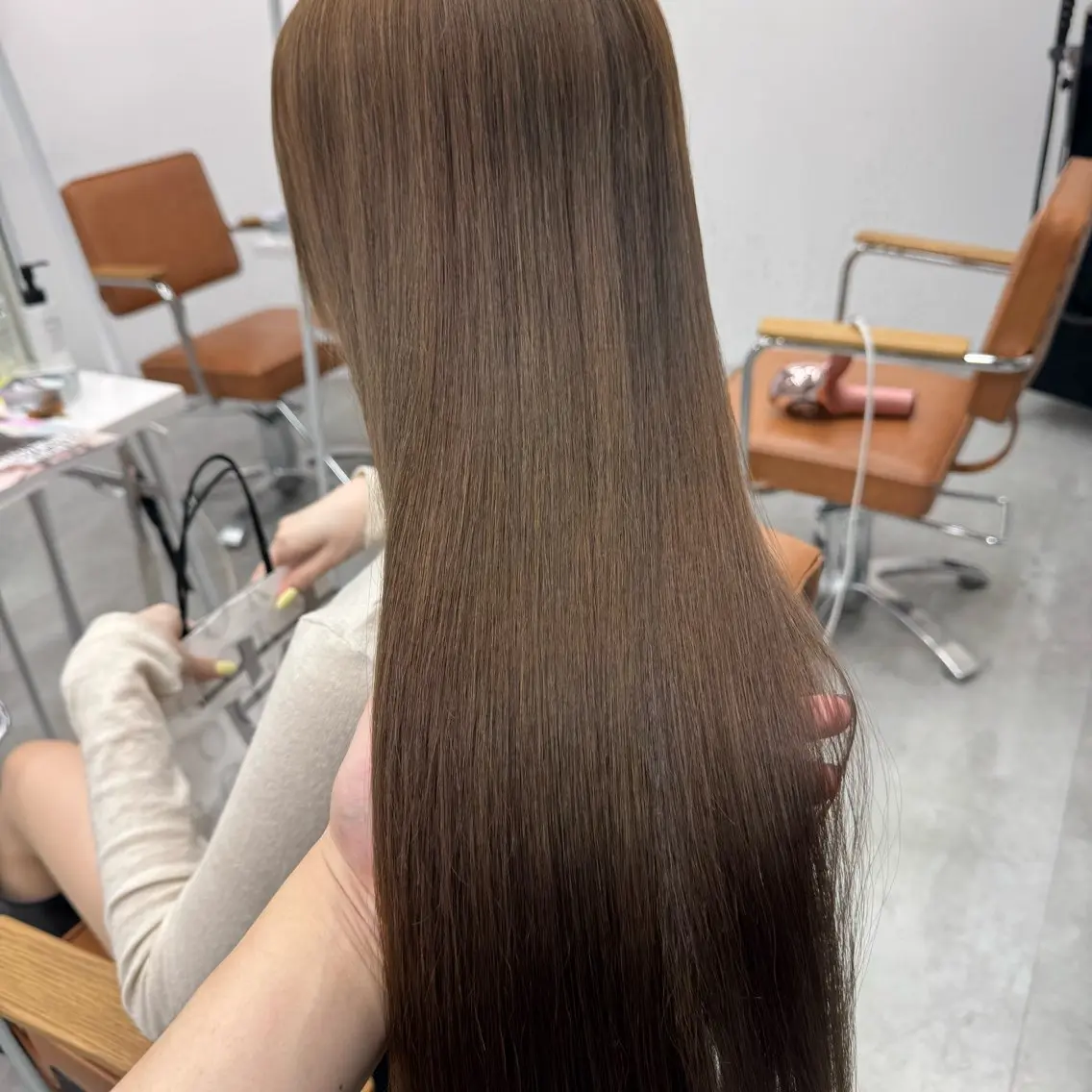 ロング カラー ヘアアレンジ ブリーチなしカラー /新百合ヶ丘/安形翔のヘアスタイル