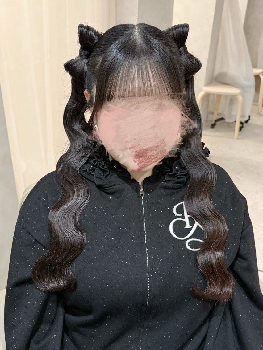 ヘアアレンジ ヘアセット セットサロンCURE 🩵あんみのマツエク・マツパデザイン