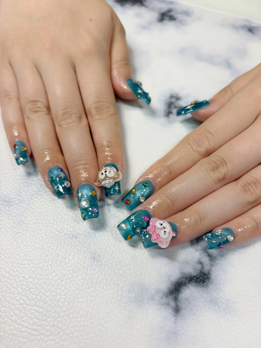 ネイル ロングネイル ハンドネイル 覚王山/池下/名古屋 Nachan🌸のネイルデザイン