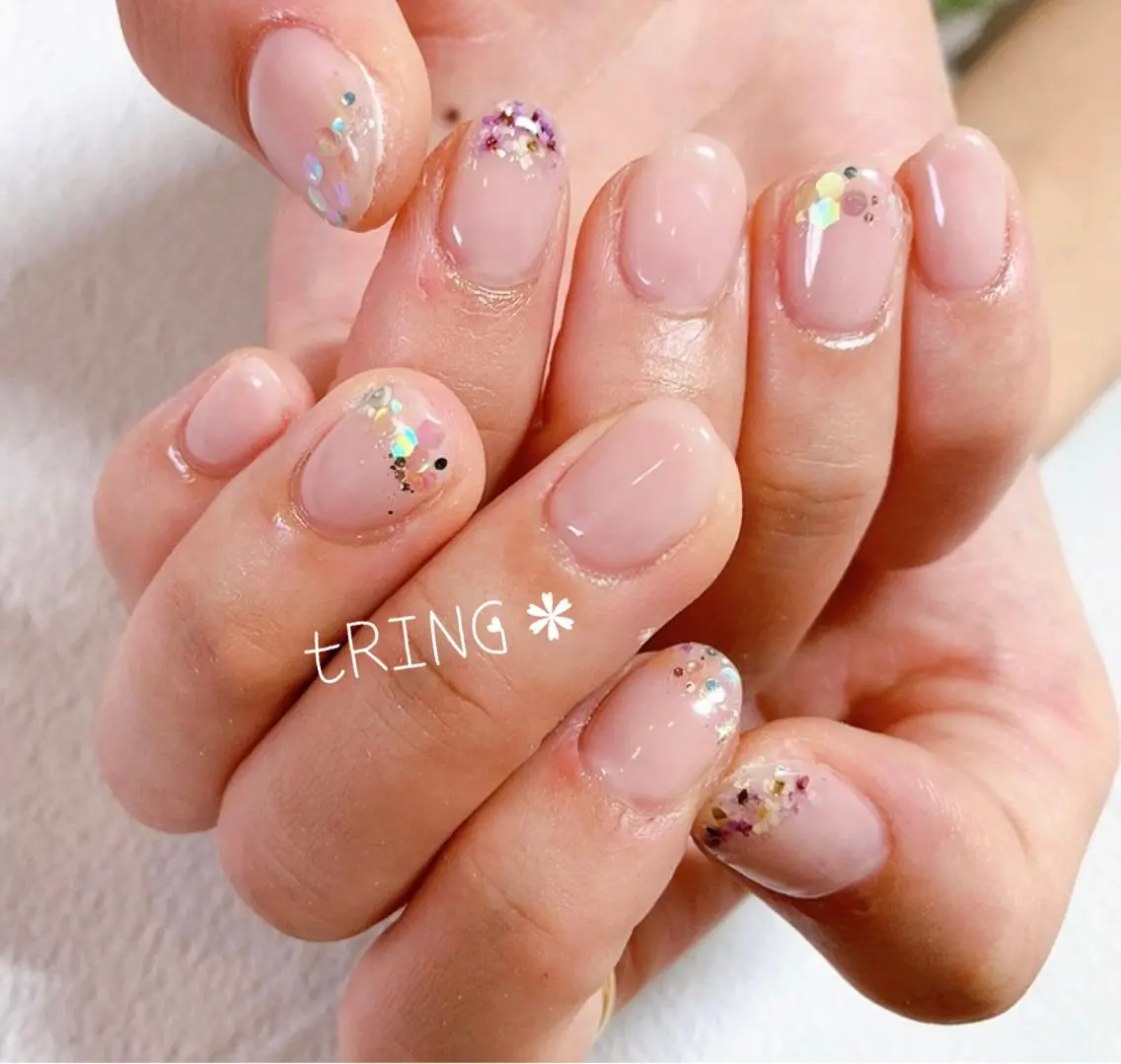ネイル ハンドネイル tRING* しいの木台のネイルデザイン