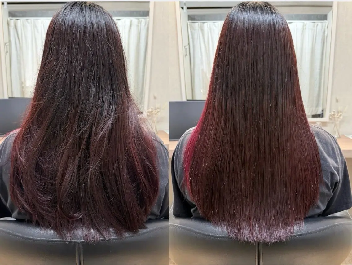 ロング ANDIAMO 栄 栞名のヘアスタイル