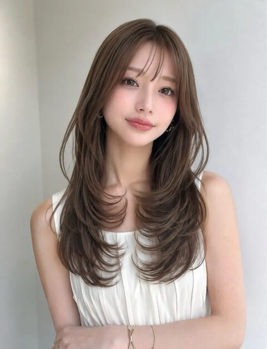 ロング 近藤 七海のヘアスタイル
