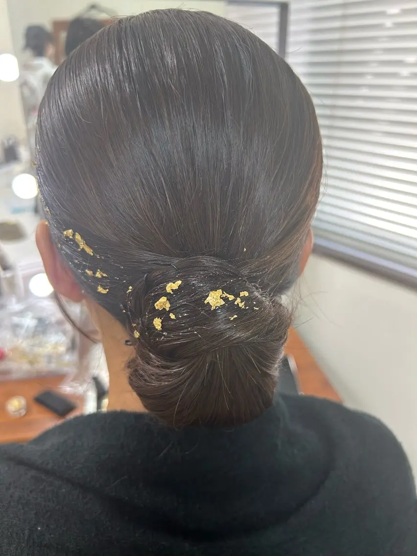 セミロング ヨシンモリ Delight ヘアメイク着付けのヘアスタイル