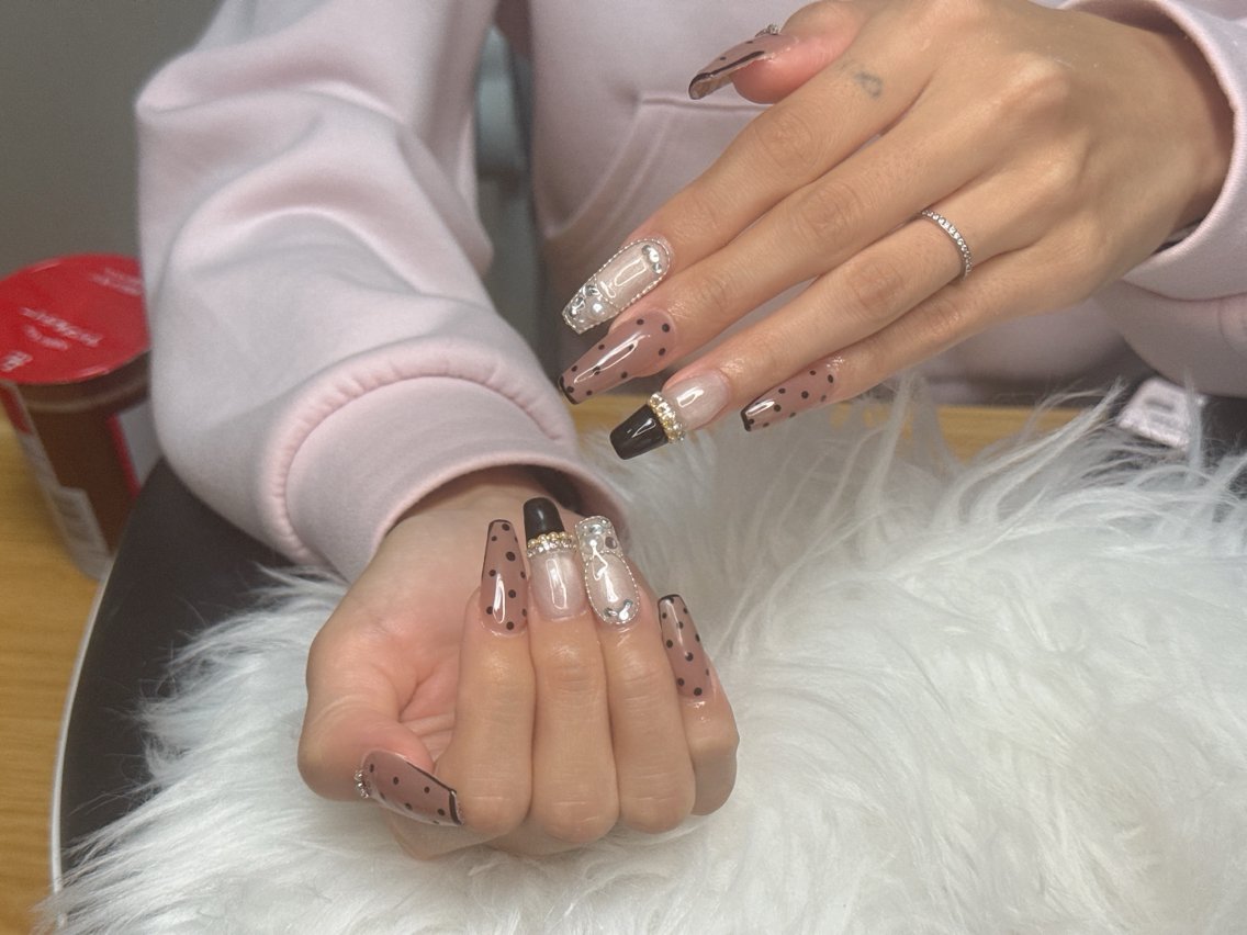 ネイル 長さ出し ハンドネイル タナカ フォンのネイルデザイン