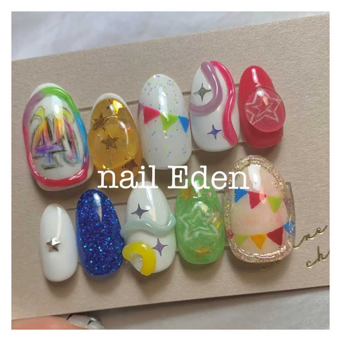ネイル 持ち込み Eden ♾️のネイルデザイン