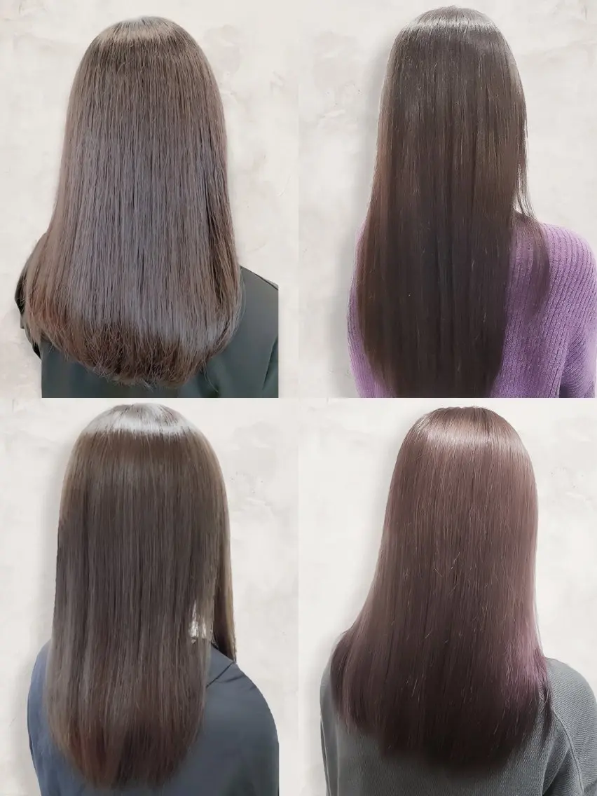 セミロング カット ヘアカラー トリートメント 【明石の艶髪神様】 染澤尋統のヘアスタイル