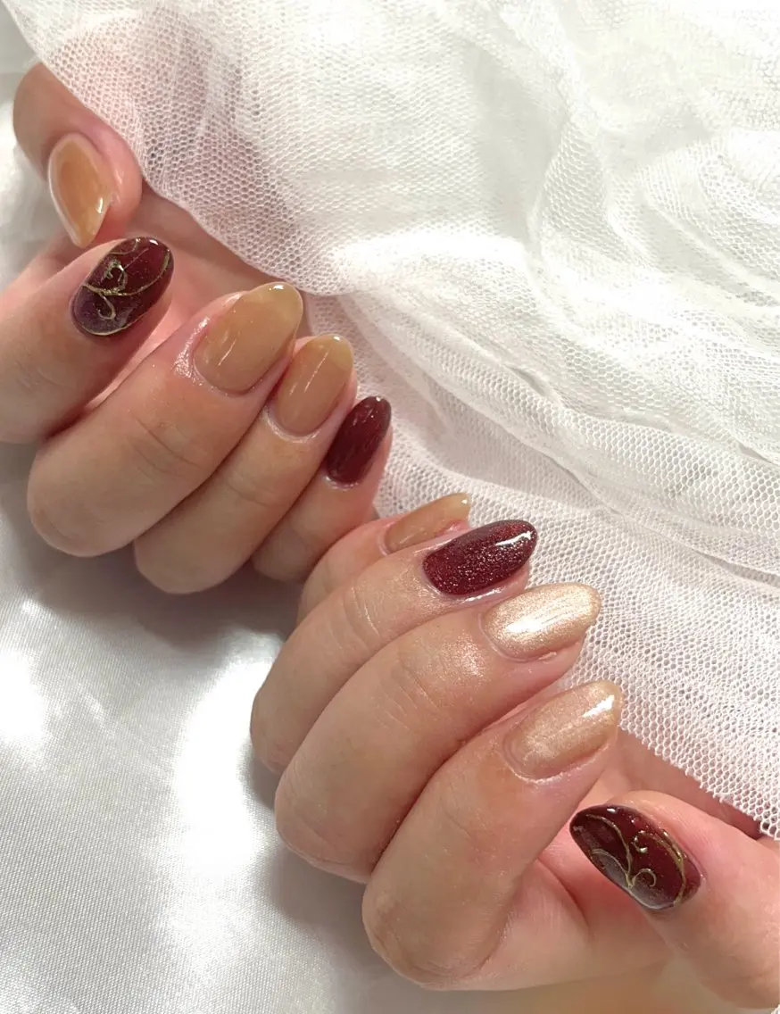 ネイル シンプルネイル Nail salon Loaのネイルデザイン