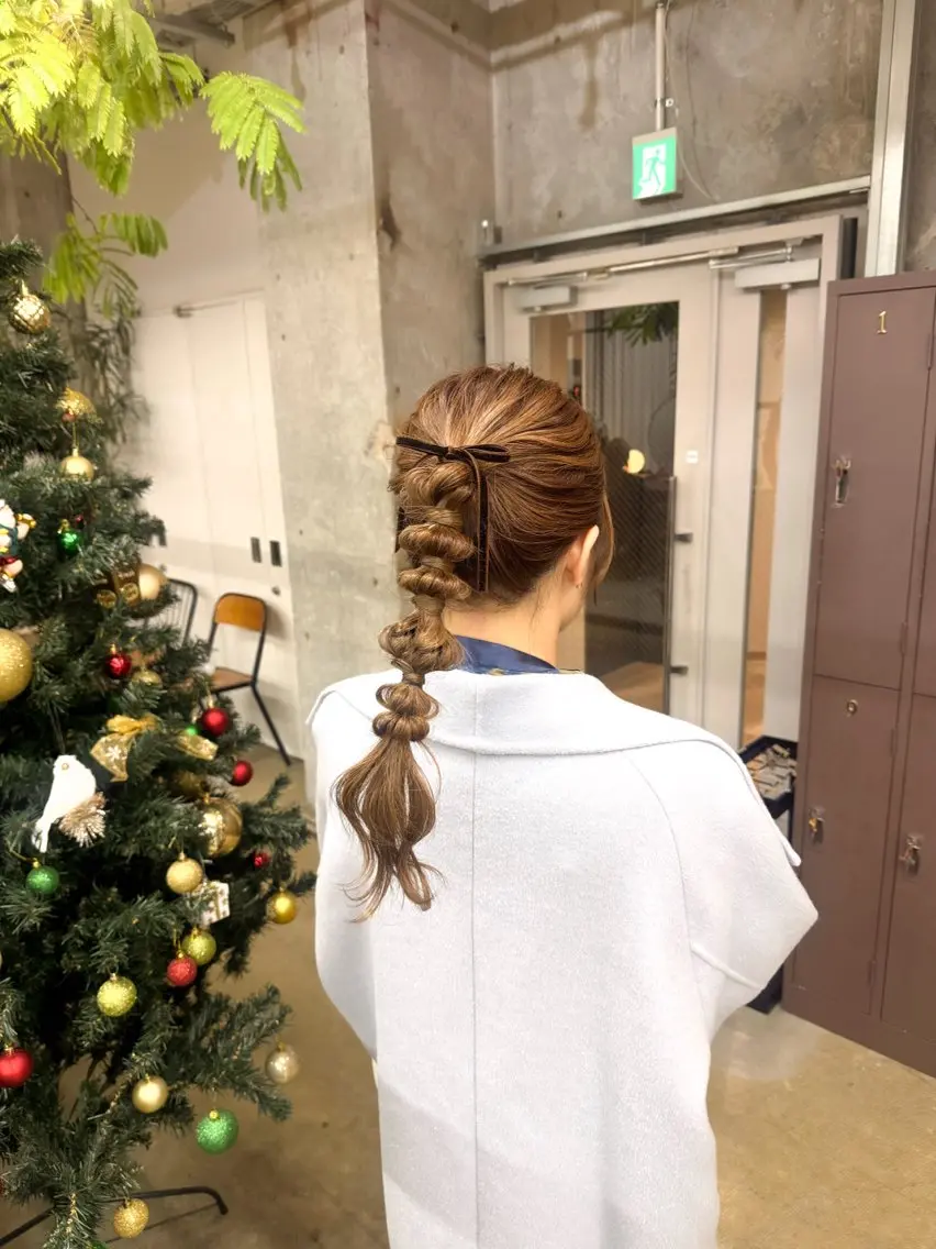 ヘアアレンジ ヘアセット 森田遥奈/透明感カラ ー/酸性ストレートのヘアスタイル