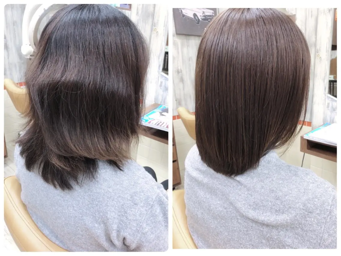 ミディアム カラー 鈴木 悠のヘアスタイル