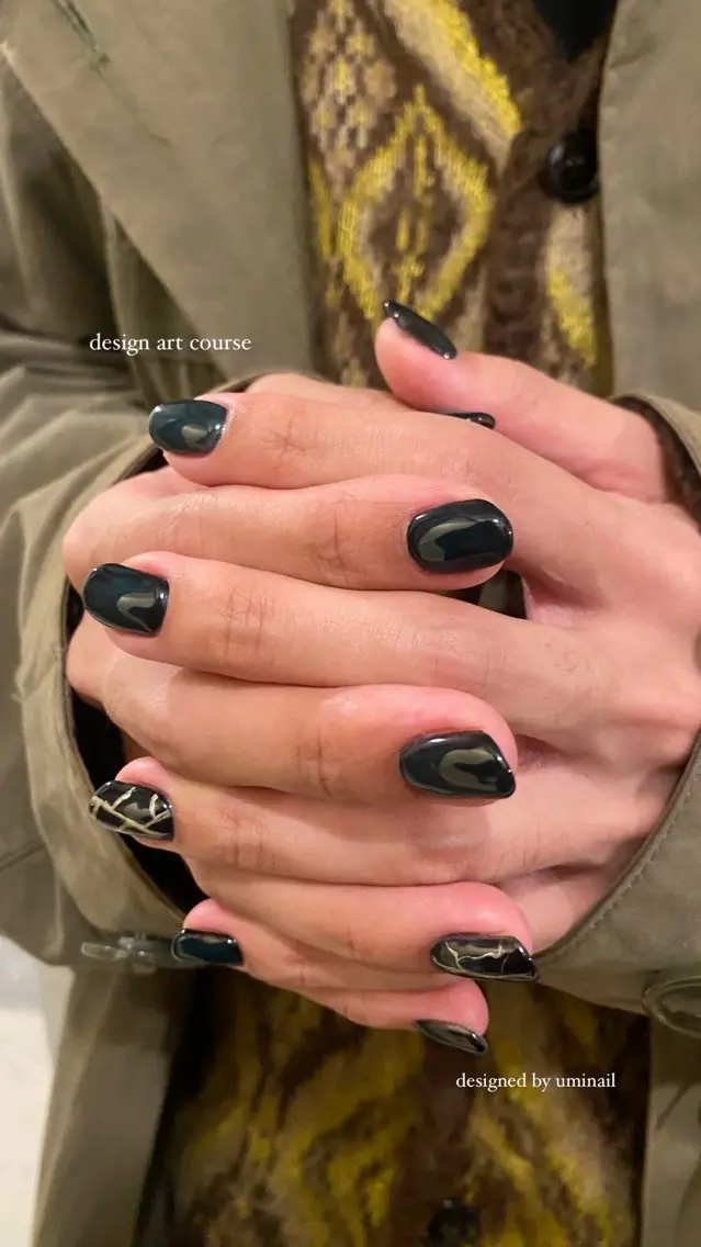 ネイル アートネイル メンズネイル シンプルネイル umi nailのネイルデザイン