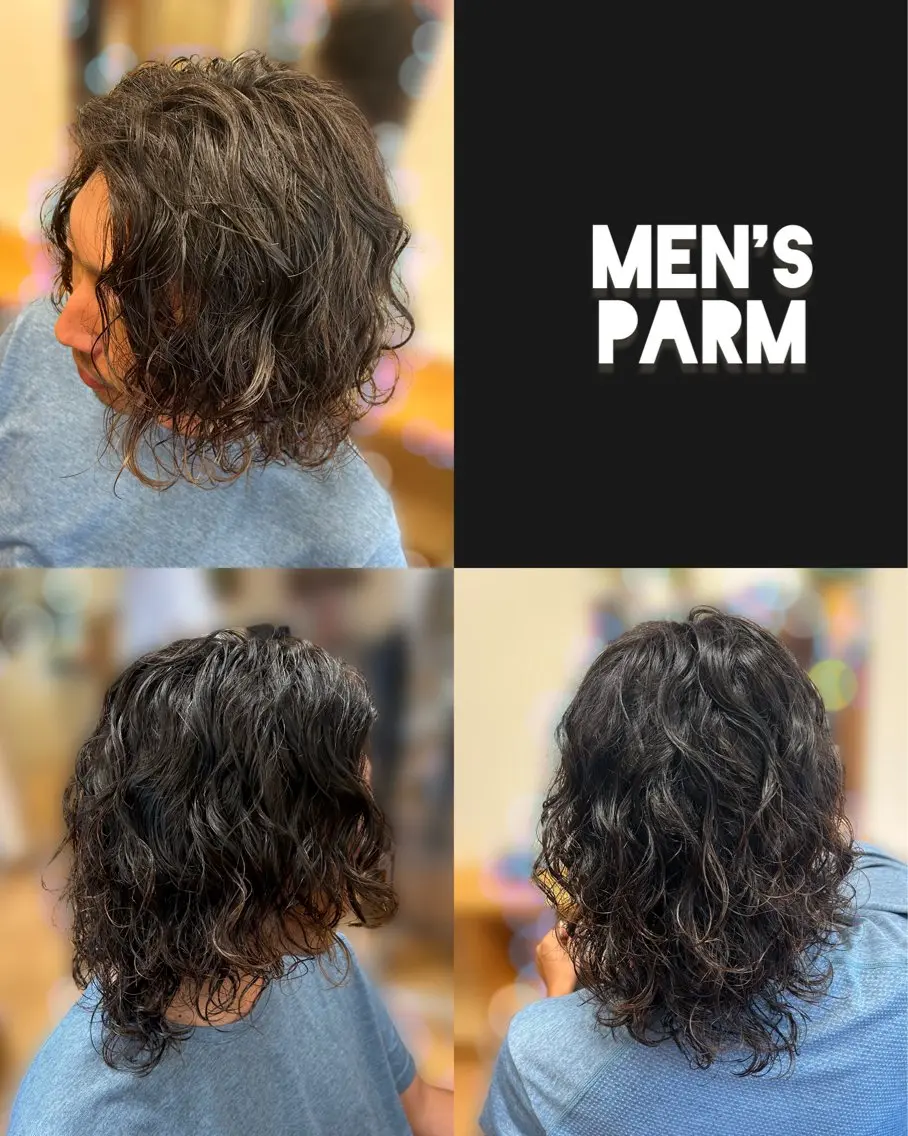 パーマ カット パーマ かぁちゃん 橋本のヘアスタイル