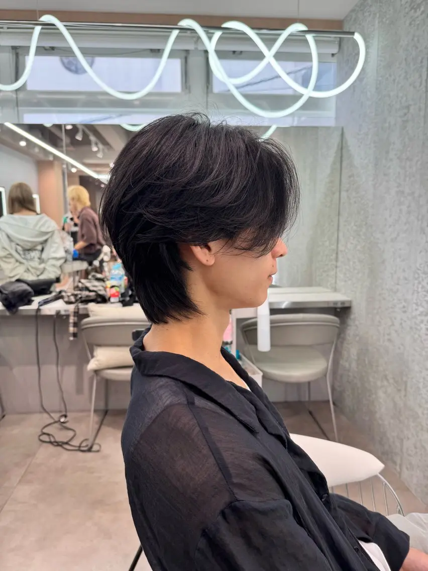 ショート メンズ カット ヘアセット 🔶似合わせセンター パート/ヤス🔶のヘアスタイル