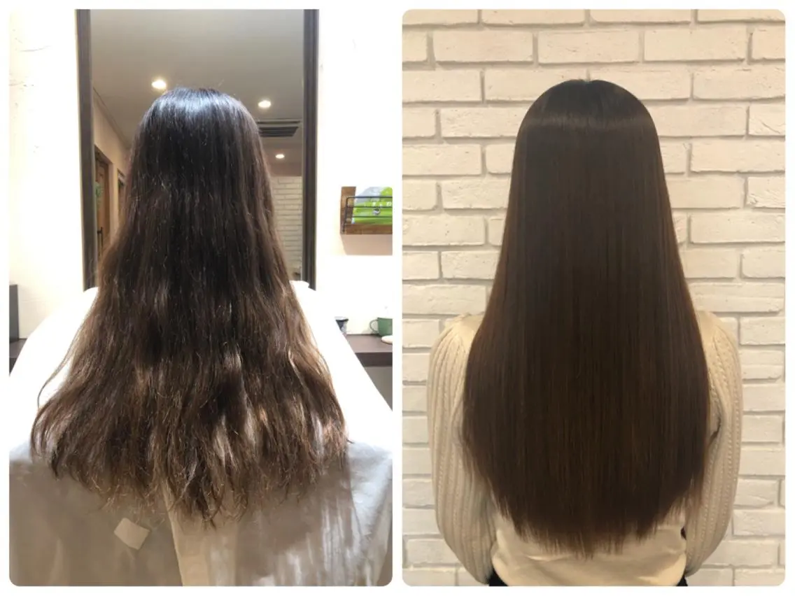 ロング 縮毛矯正 トリートメント 髙木 常幸のヘアスタイル