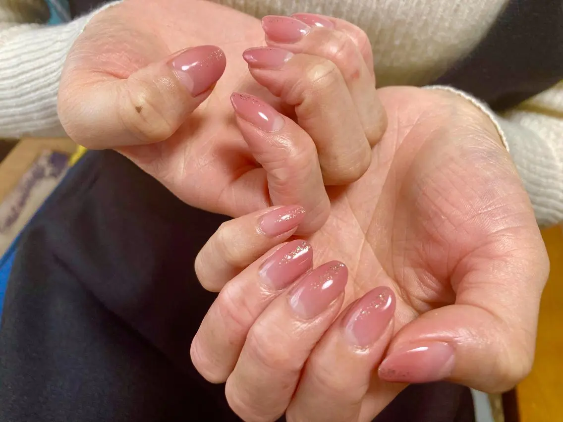 ネイル ラメ(グリッター) kikinail 溝の口のネイルデザイン