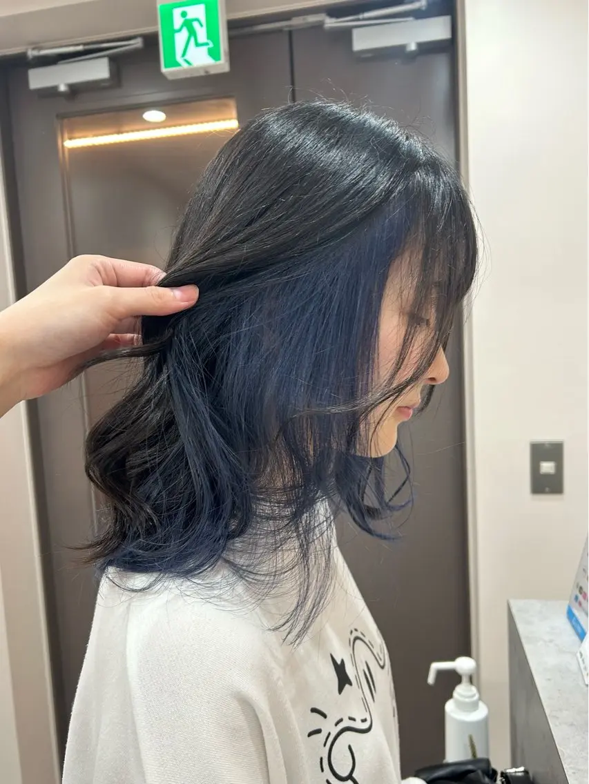 ミディアム カラー インナーカラー ヘアカラー トリートメント 透明感/ダブルカラー /🌸ERI🌸のヘアスタイル