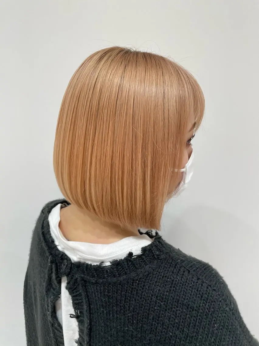 ショート カラー ボブ ヘアカラー 金子明日香✨ショート /ボブ/髪質改善✨のヘアスタイル