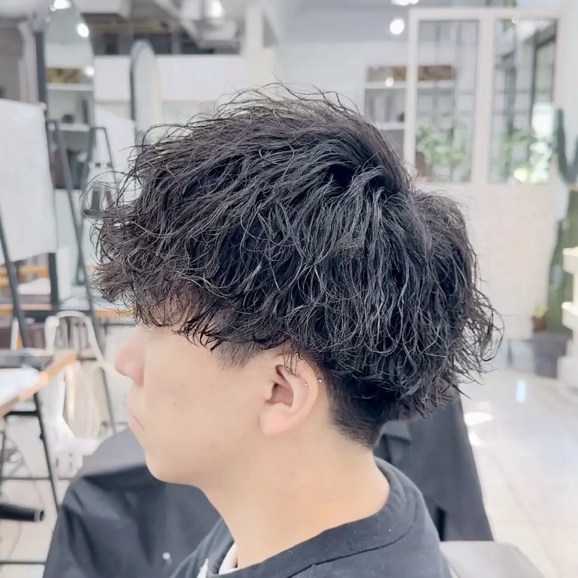 パーマ メンズ 🎩刈り上げ特化🎩 渡邉太耀のヘアスタイル