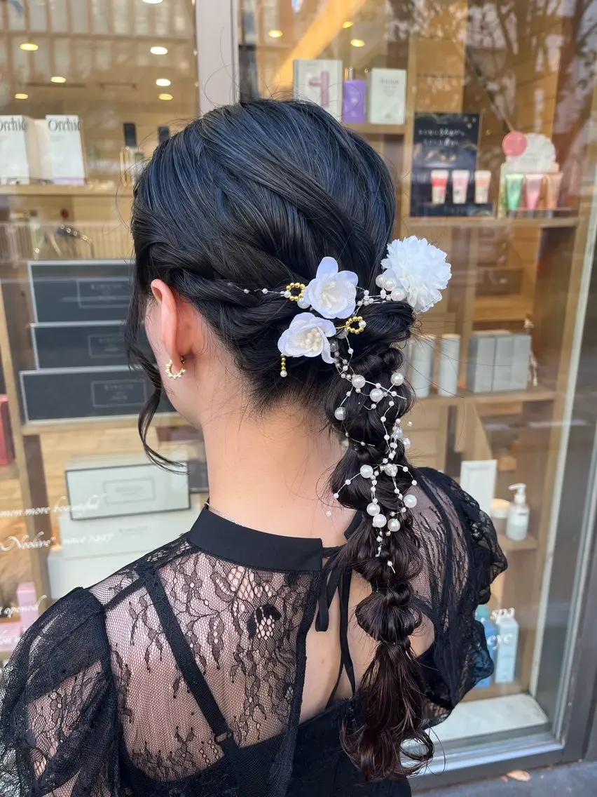 ヘアアレンジ Miwa🦋渋谷/ 透明感カラー/セットのヘアスタイル