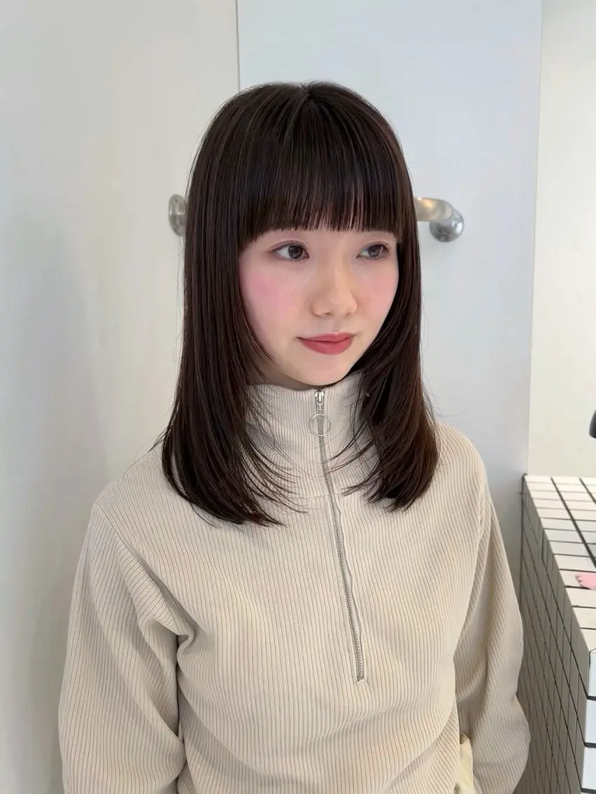 ミディアム レイヤーカット メンズヘア/大人男子 /ナチュラルのヘアスタイル
