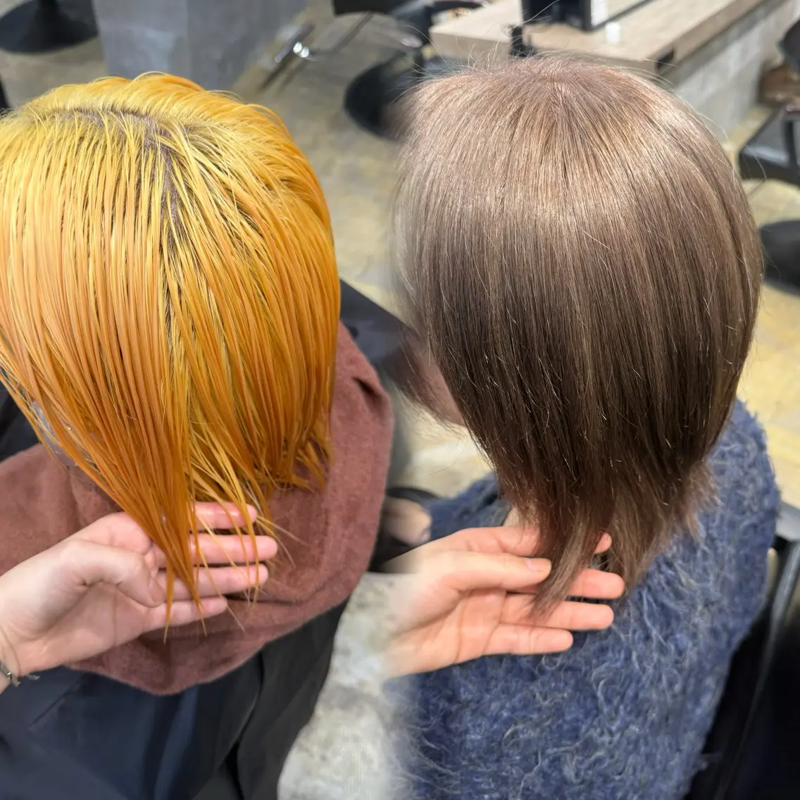 カラー ヘアカラー ルシ🎨/ハイトーン デザイン/髪質改善のヘアスタイル