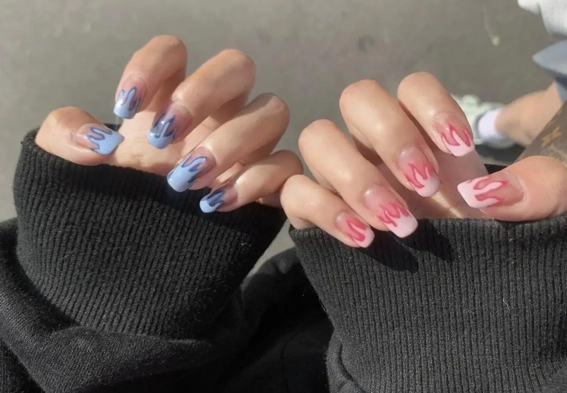 ネイル 🦋ネイルサロン ブラン🌈ゆりのネイルデザイン
