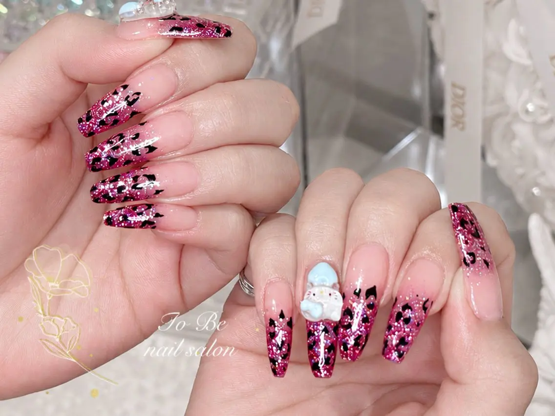 ロング ハンドネイル Nail Salon To Be珈月のネイルデザイン