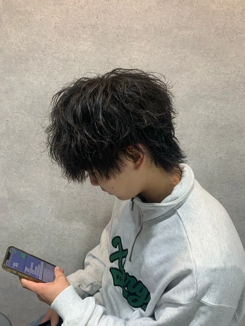 ショート パーマ メンズ メンズパーマ ⚡️メンズ特化⚡️ RYUKIのヘアスタイル