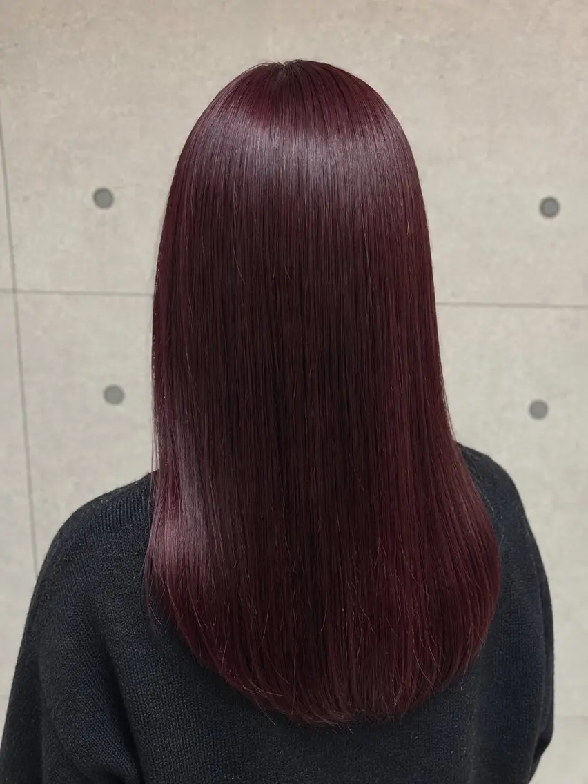 セミロング カラー ヘアカラー 松村 菜美のヘアスタイル