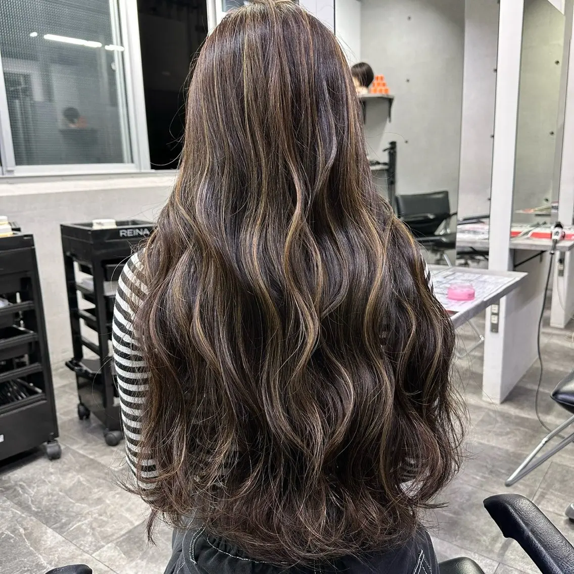 ロング 藤田 楓栞のヘアスタイル