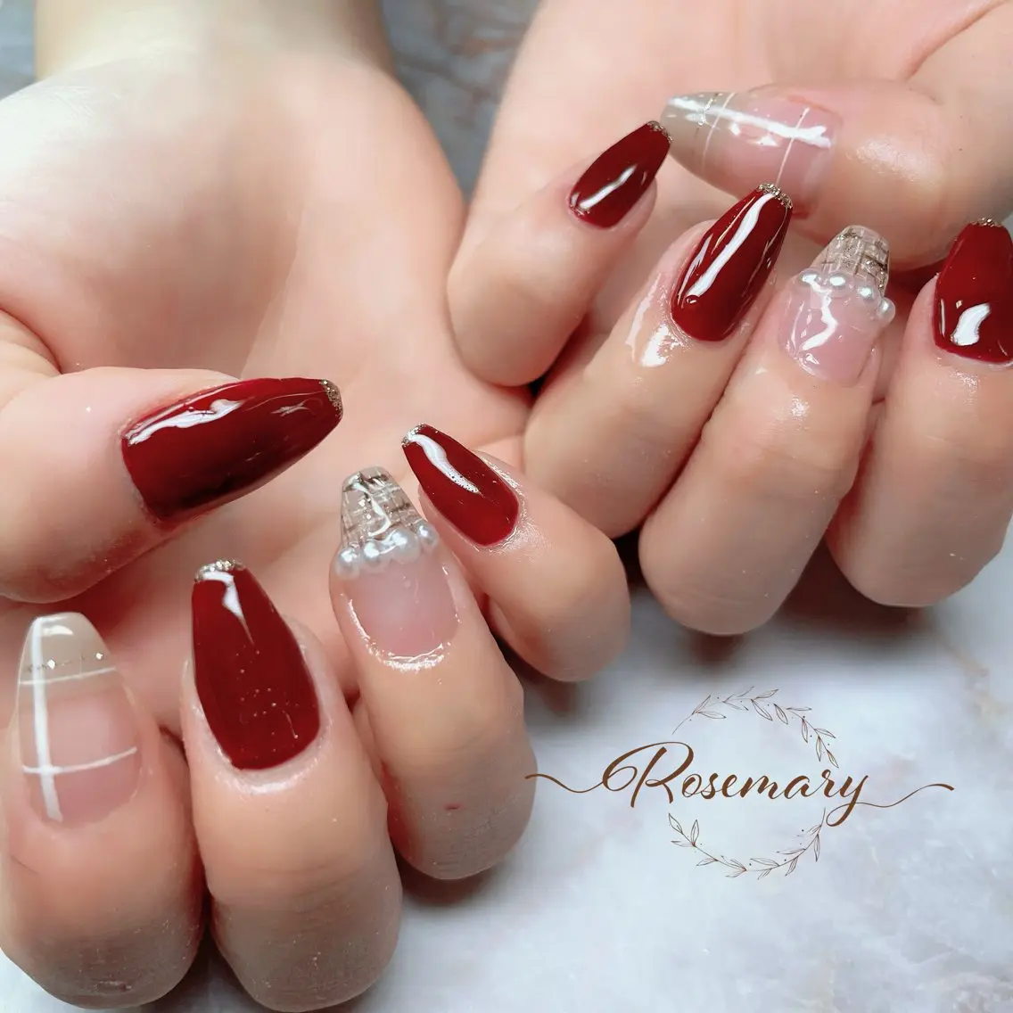 ネイル Nailsalon Rosemaryのネイルデザイン