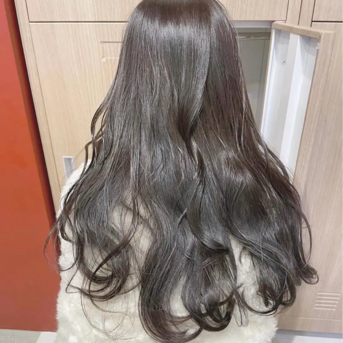 カラー オリーブ🎶アッシュ グレージュちひろ🧸のヘアスタイル