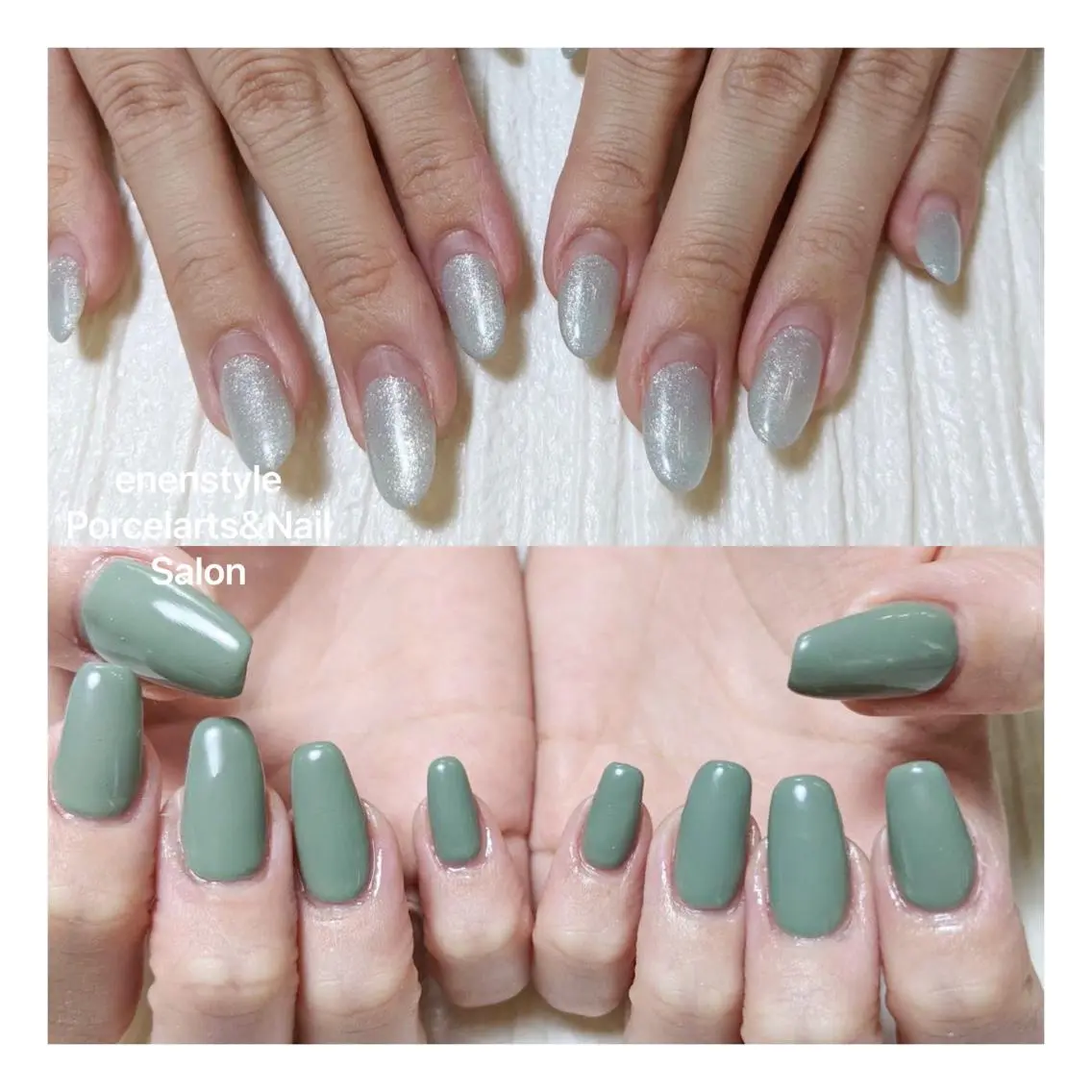 ミディアム ネイル 🐾enen style 🐾のネイルデザイン