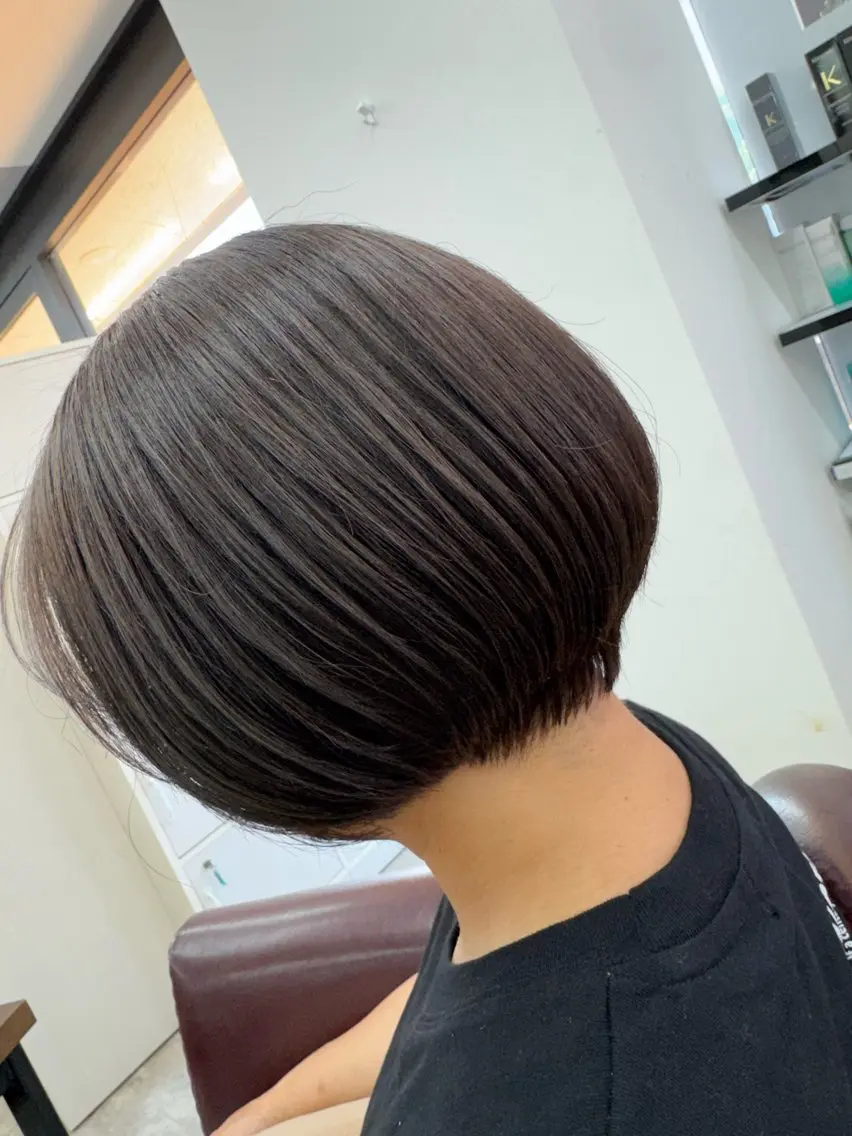 ショート カラー 🌿佐山 絵梨佳🌿 Recharme新保のヘアスタイル