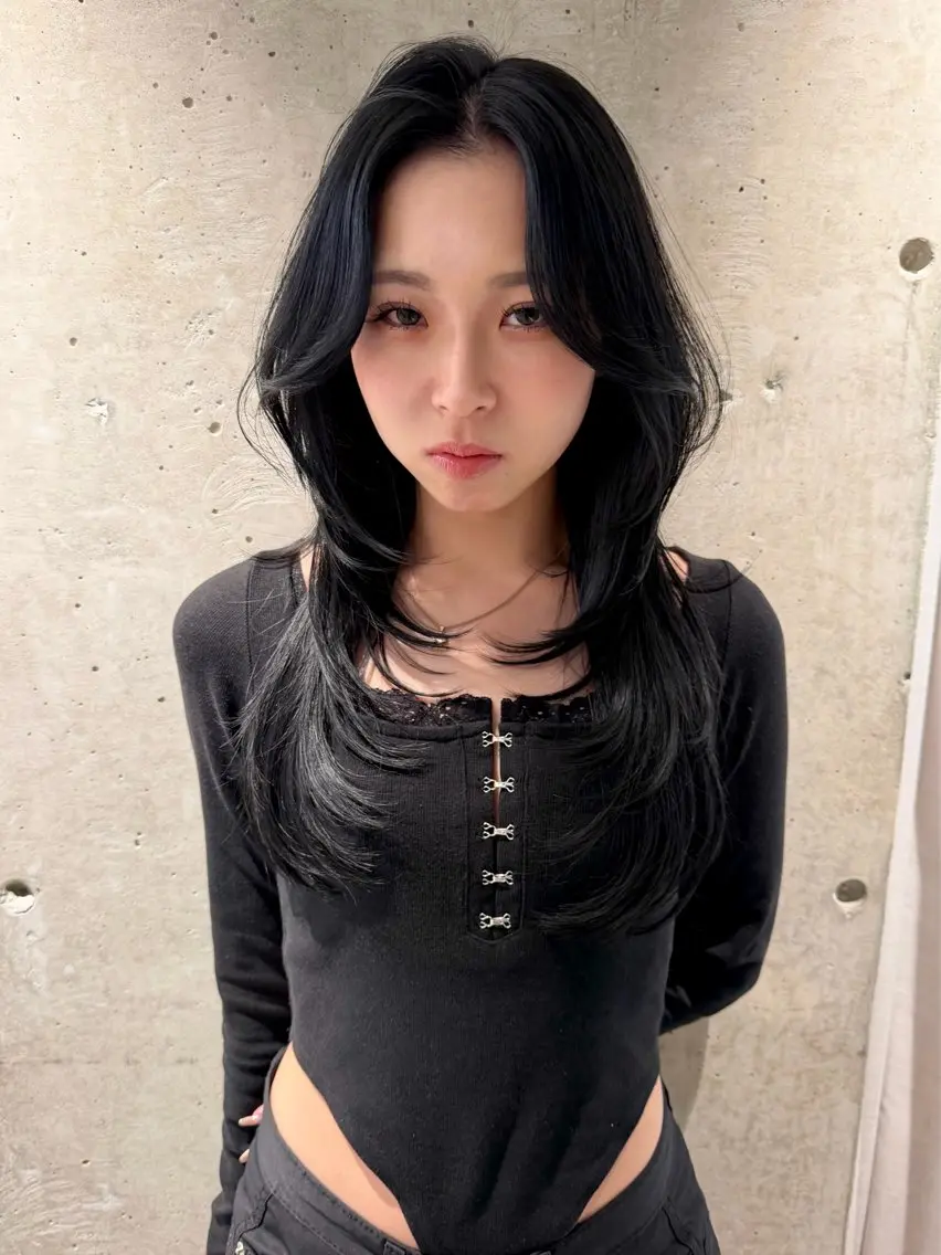 ロング ヘアアレンジ カット ヘアカラー MIES amane(アマネ)のヘアスタイル