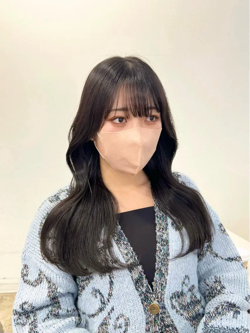 ミディアム くびれヘア 韓国風ヘア カット ヘアカラー 【韓国風くびれヘア】 joule小木曽輝のヘアスタイル