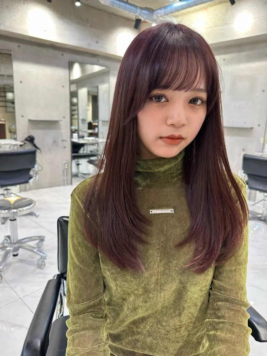 ロング レイヤーカット SIGN店長中村 レイヤーカット募集のヘアスタイル