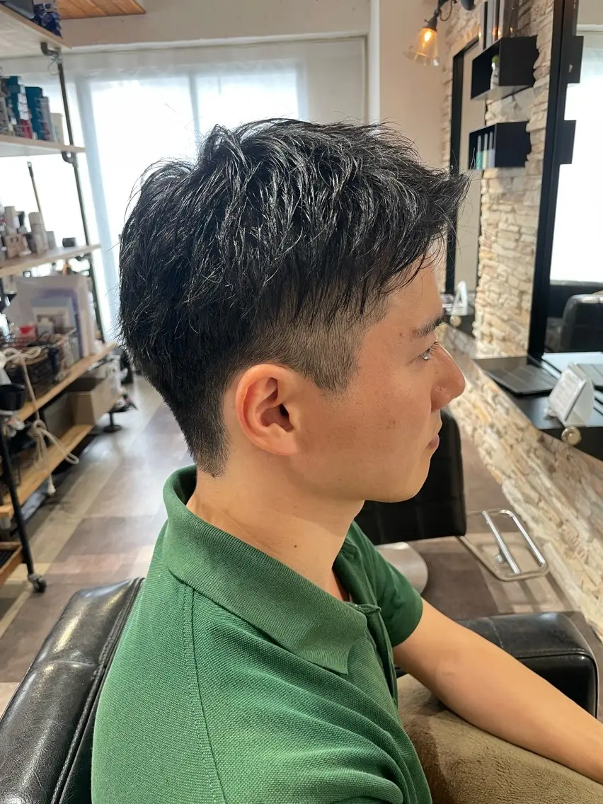 【メンズ限定】カット+マイクロバブル+眉カットの写真