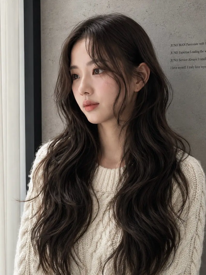 パーマ 本場韓国ヘア特化 아이비/Aibiのヘアスタイル