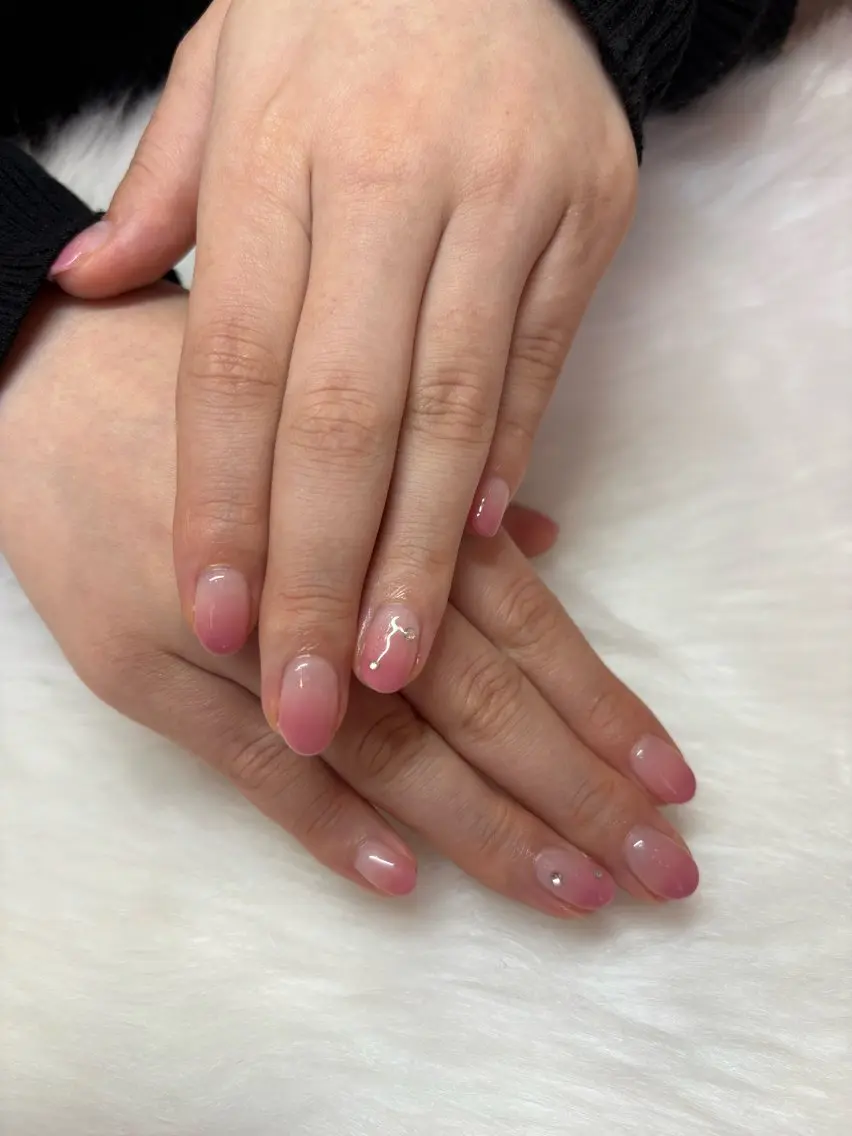 ネイル グラデーション いぬべ のあのネイルデザイン